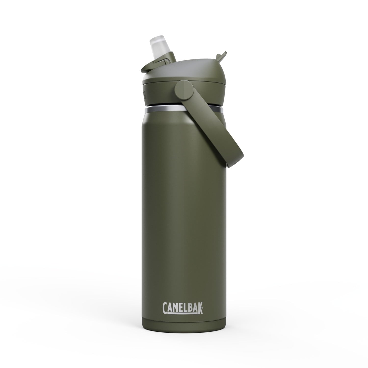CamelBak Thrive™ Flip Straw Insulated Stainless Steel Water Bottle, 20oz, Moss - 57TR