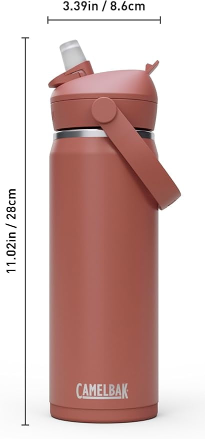 CamelBak Thrive™ Flip Straw Insulated Stainless Steel Water Bottle, 20oz, Moss - 57TR