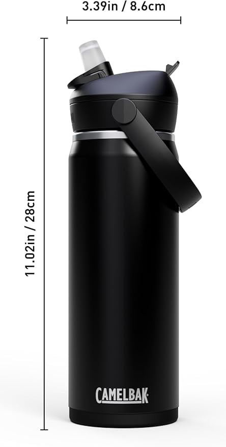 CamelBak Thrive™ Flip Straw Insulated Stainless Steel Water Bottle, 20oz, Moss - 57TR