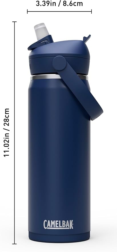 CamelBak Thrive™ Flip Straw Insulated Stainless Steel Water Bottle, 20oz, Moss - 57TR