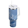 30 oz Insulated Stainless Steel Tumbler Double Wall Stainless Steel Tumbler with 2-Way Drinking Glass Mapleleaves - AAVF