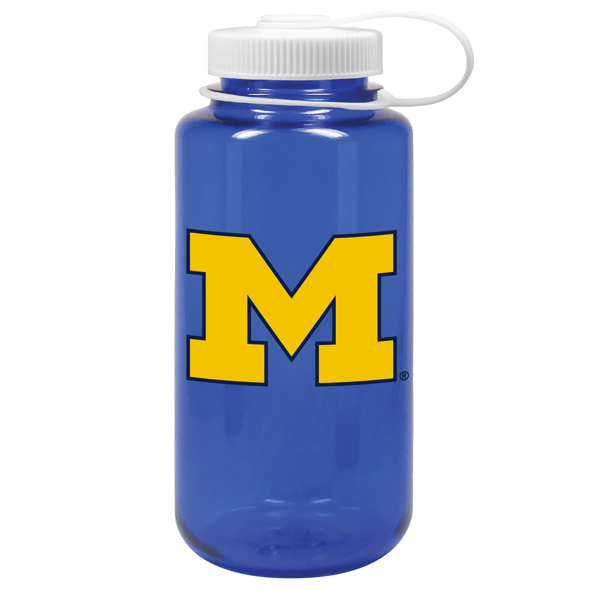 Navy Michigan Wolverines 32oz. Nalgene Sustainable Wide Mouth Water Bottle - 8W6A