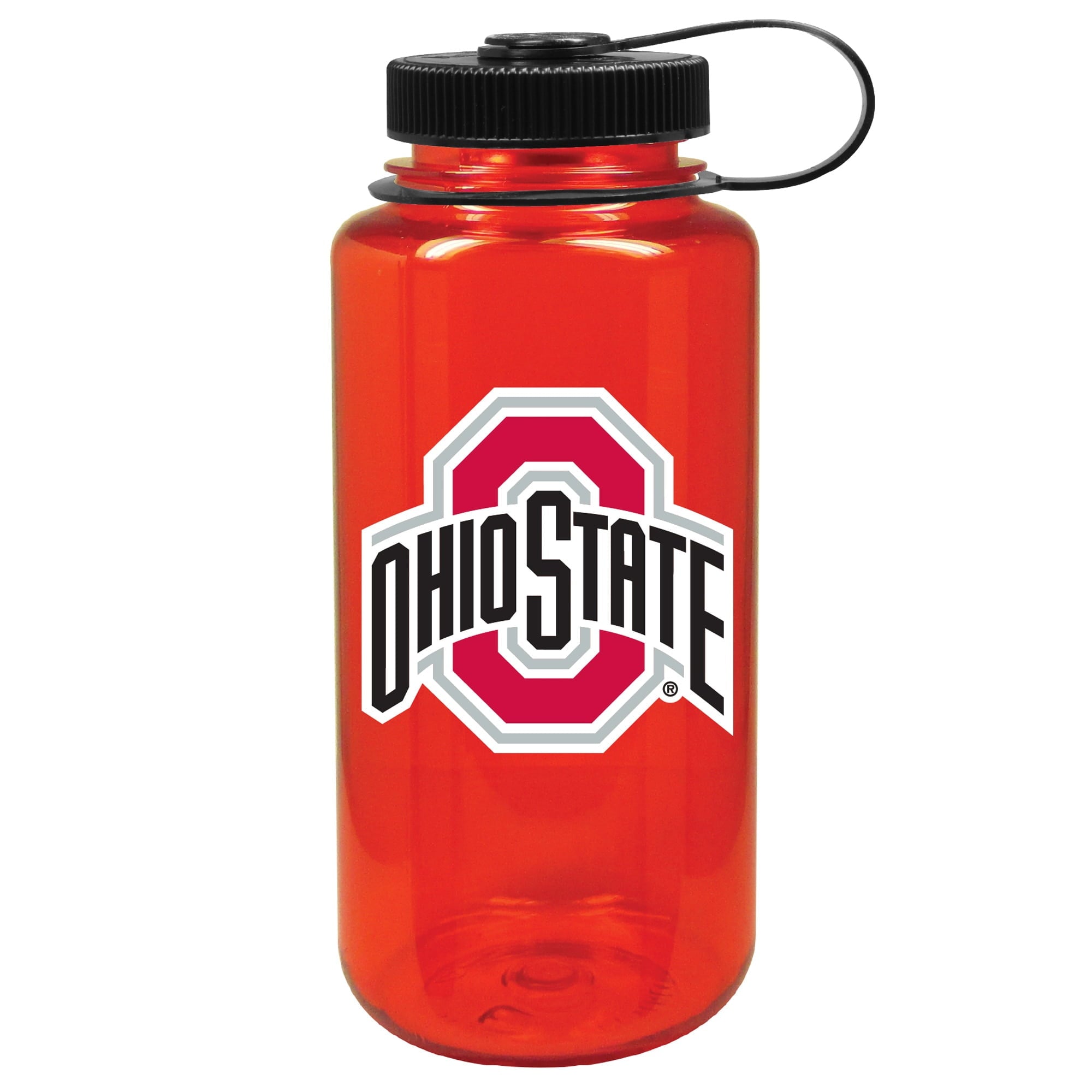 Scarlet Ohio State Buckeyes 32oz. Nalgene Sustainable Wide Mouth Water Bottle - D7ZQ
