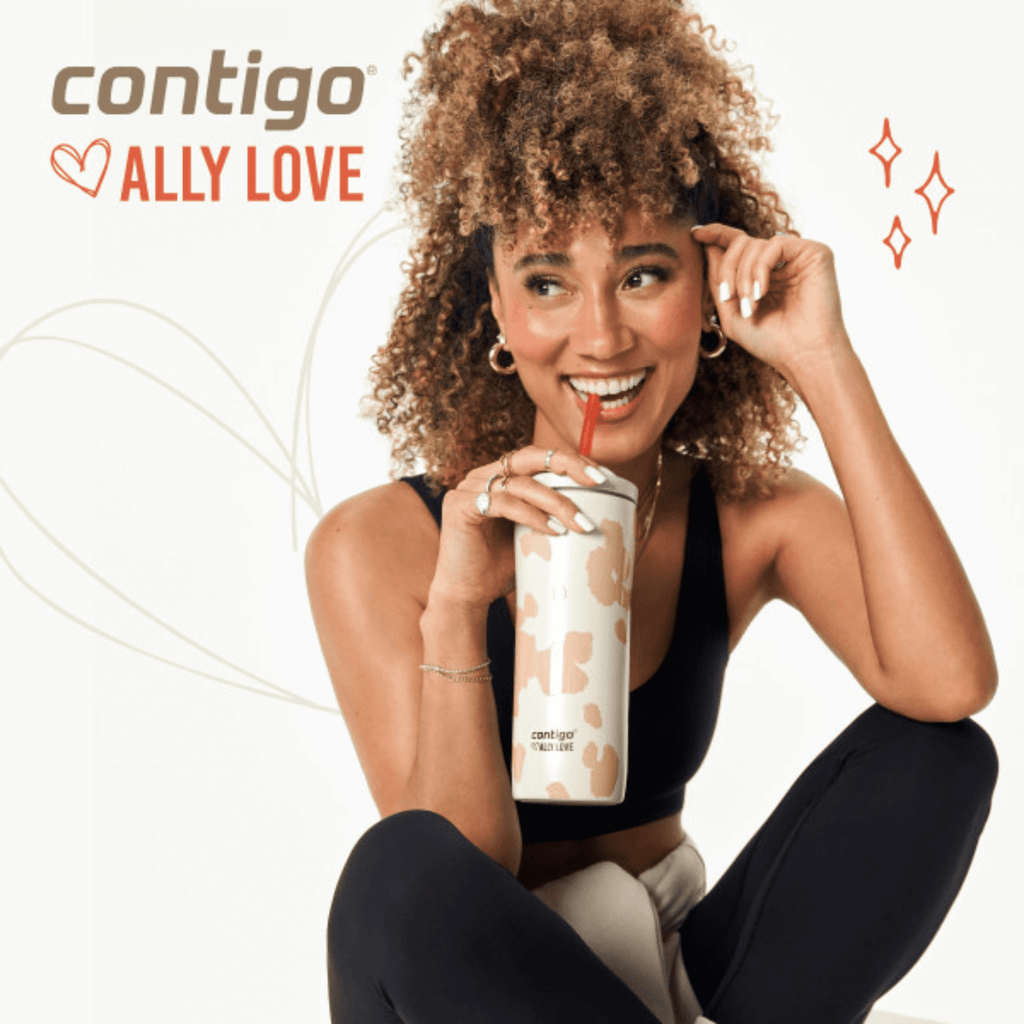 Contigo x Ally Love Streeterville 2.0 Stainless Steel Tumbler with Straw, 24 oz, Stellar Jay - RQB6