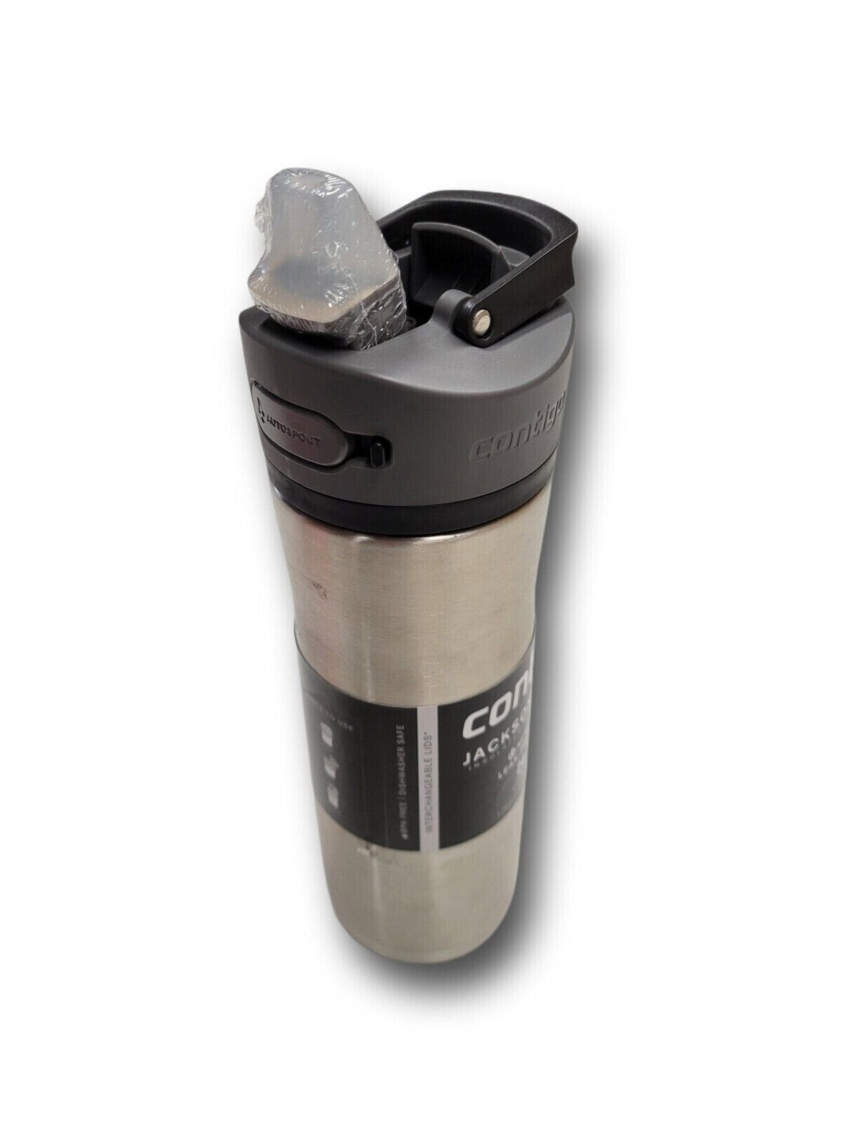 Contigo 20 oz. Jackson Chill 2.0 Water Bottle - Stainless Steel w/Licorice - T4Z7
