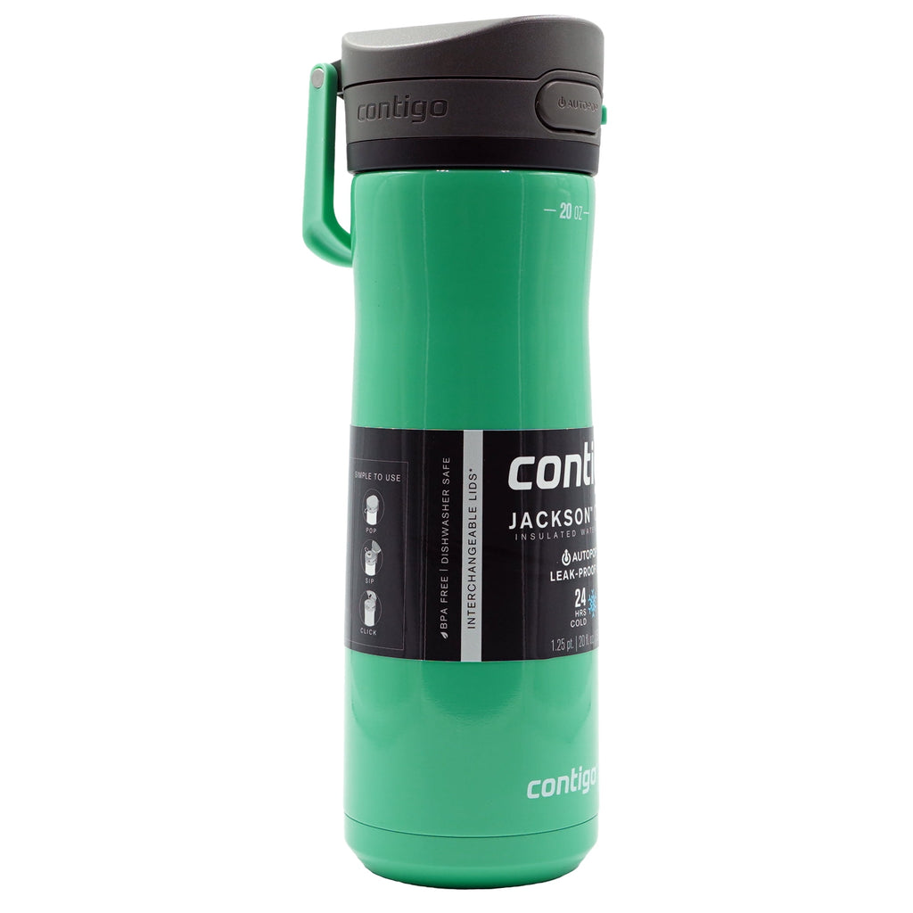 Contigo 20 oz. Jackson Chill 2.0 Water Bottle - Stainless Steel w/Licorice - T4Z7