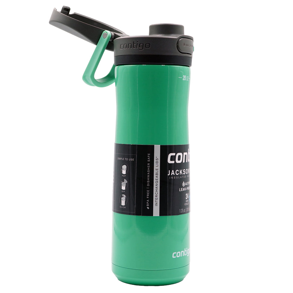 Contigo 20 oz. Jackson Chill 2.0 Water Bottle - Stainless Steel w/Licorice - T4Z7