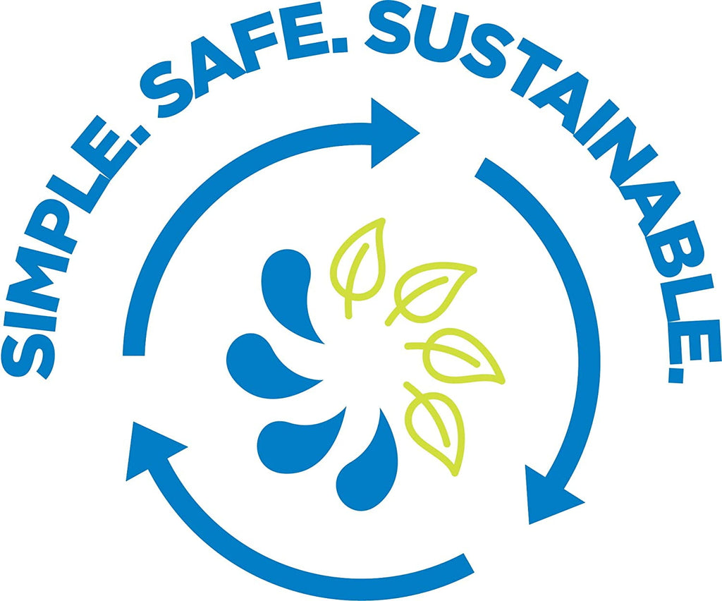Nalgene Sustain Tritan BPA-Free Water Bottle Made with Material Derived from 50% Plastic Waste (using ISCC certified mass balance), 48 OZ, Wide Mouth, Blue - WCUY