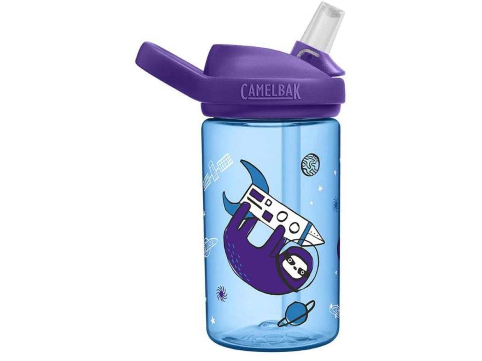 Camelbak Eddy+ Kids 14oz Water Bottle with Flip Straw, Sloths in Space - CV8D