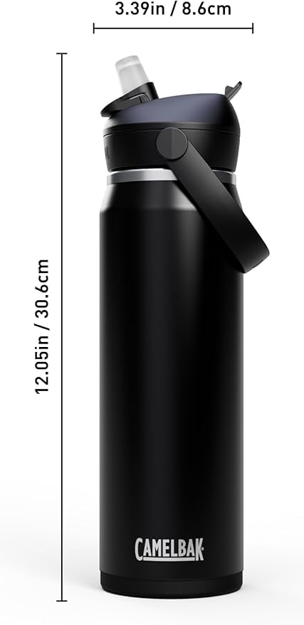 CamelBak Thrive™ Flip Straw Insulated Stainless Steel Water Bottle, 25 oz, Sierra Red - RH2U
