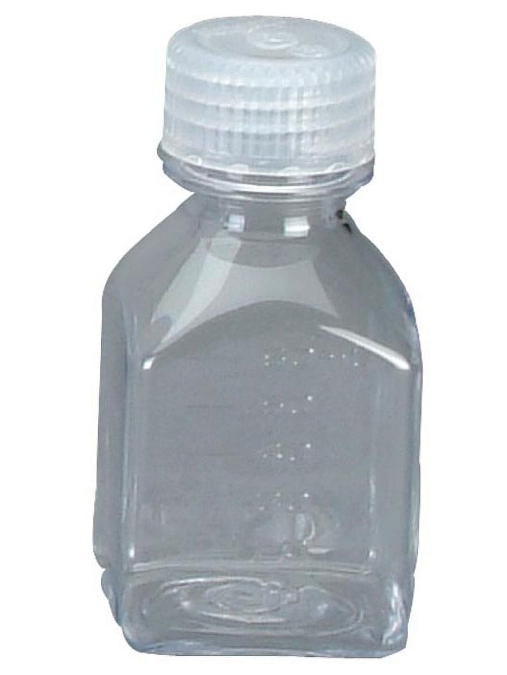 Nalgene Transparent Lexan Polycarbonate Square Storage Bottle - 8 oz. - Clear - BLBJ