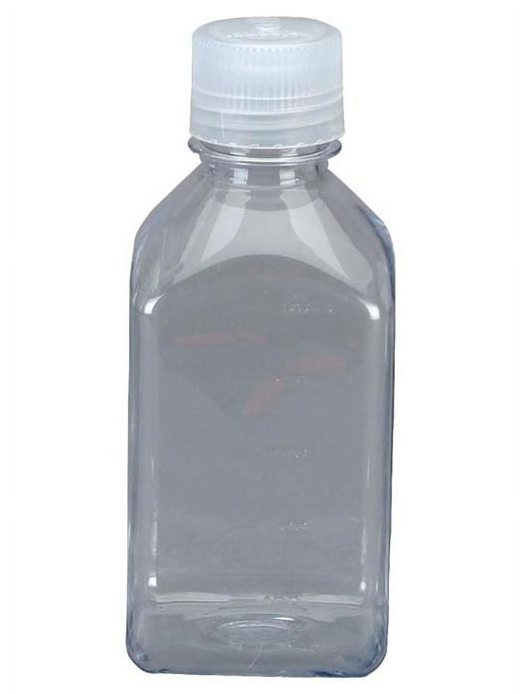Nalgene Transparent Lexan Polycarbonate Square Storage Bottle - 8 oz. - Clear - BLBJ