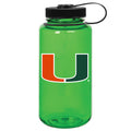 Green Miami Hurricanes 32oz. Nalgene Sustainable Wide Mouth Water Bottle - XWJ5