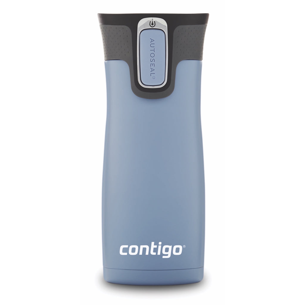 Contigo AUTOSEAL West Loop 2.0 Travel Mug, 16 oz., Stainless Steel with Black Button - JHPG