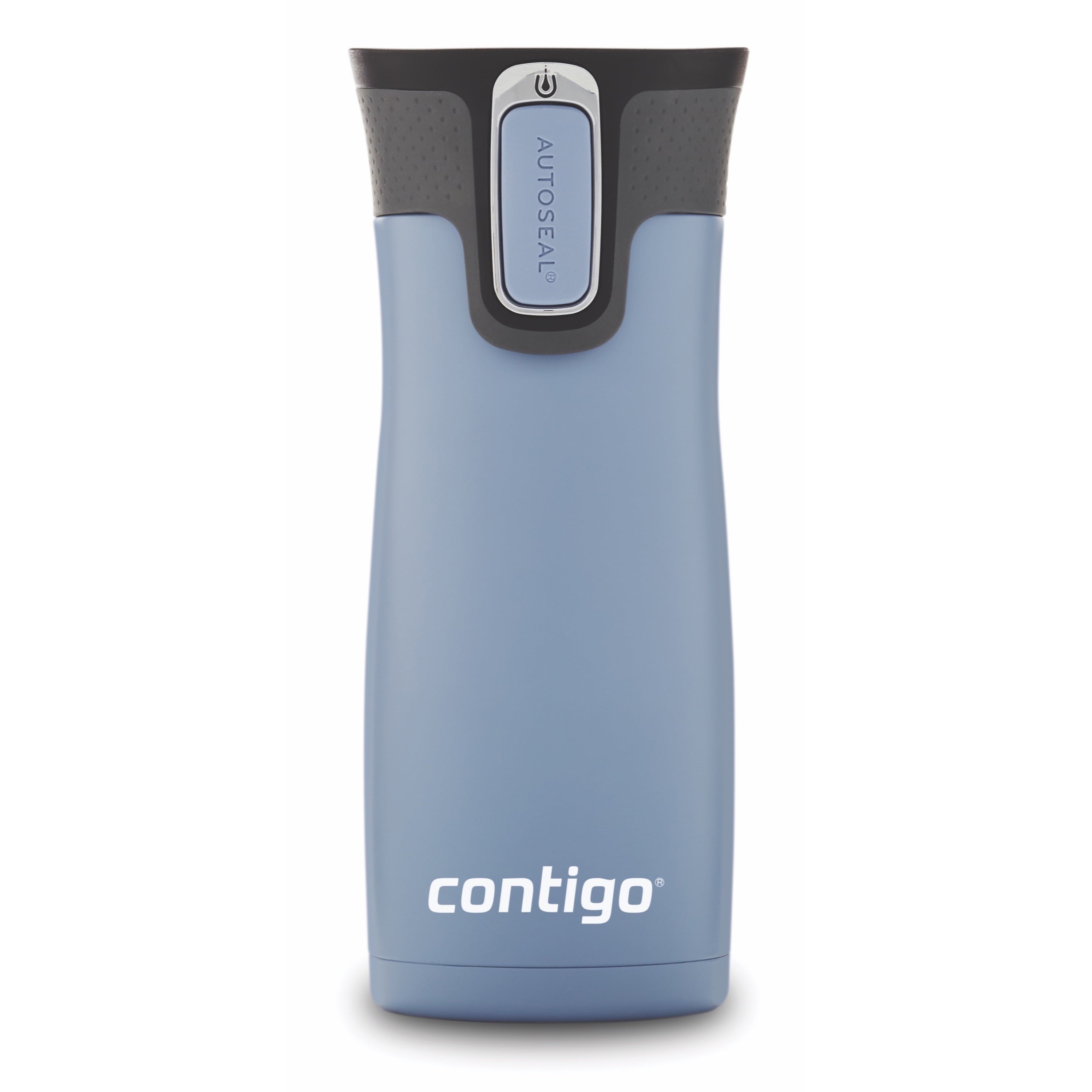 Contigo AUTOSEAL West Loop 2.0 Travel Mug, 16 oz., Stainless Steel with Black Button - JHPG