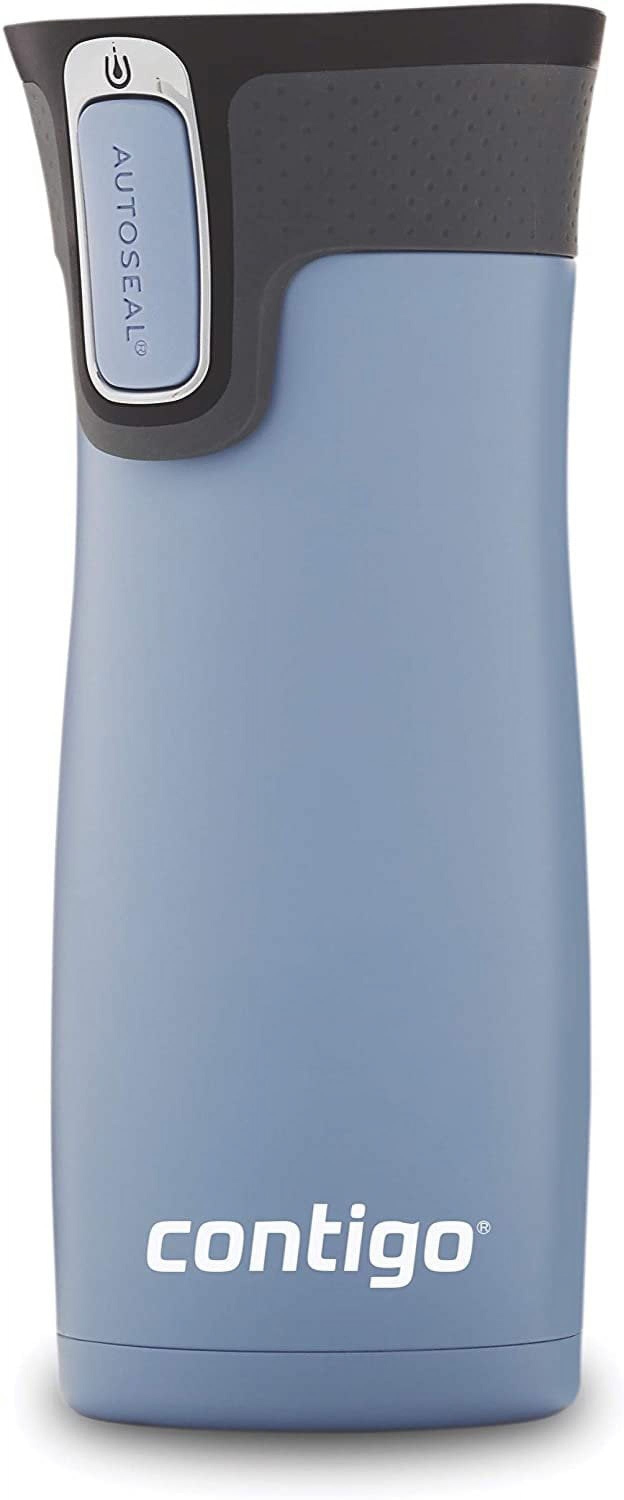 Contigo AUTOSEAL West Loop 2.0 Travel Mug, 16 oz., Stainless Steel with Black Button - JHPG