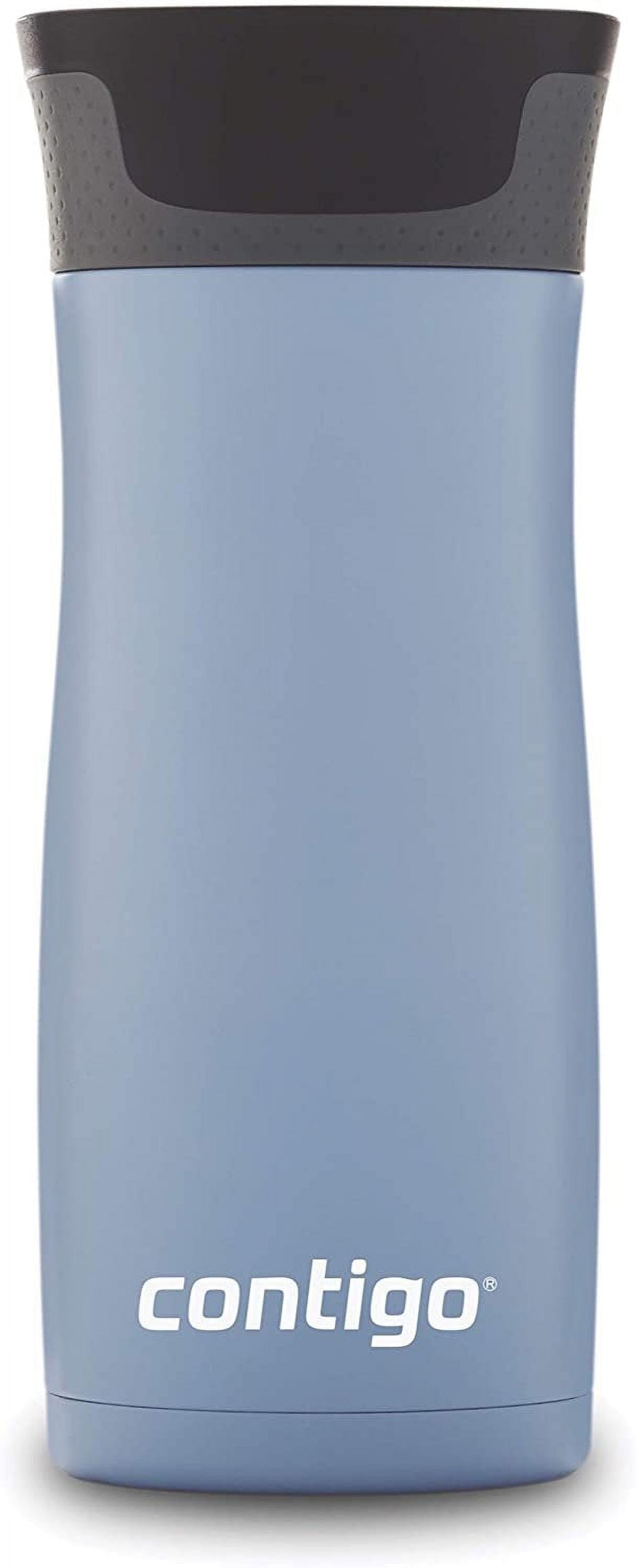 Contigo AUTOSEAL West Loop 2.0 Travel Mug, 16 oz., Stainless Steel with Black Button - JHPG