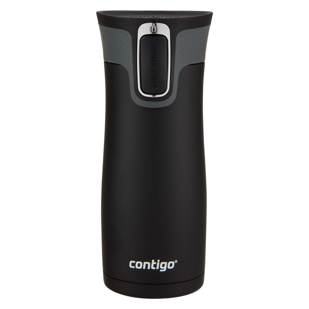 Contigo AUTOSEAL West Loop 2.0 Travel Mug, 16 oz., Stainless Steel with Black Button - JHPG