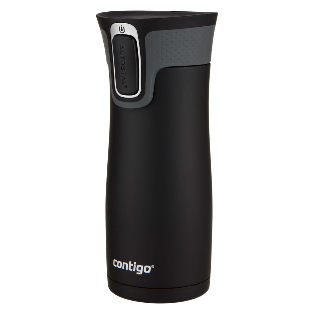 Contigo AUTOSEAL West Loop 2.0 Travel Mug, 16 oz., Stainless Steel with Black Button - JHPG
