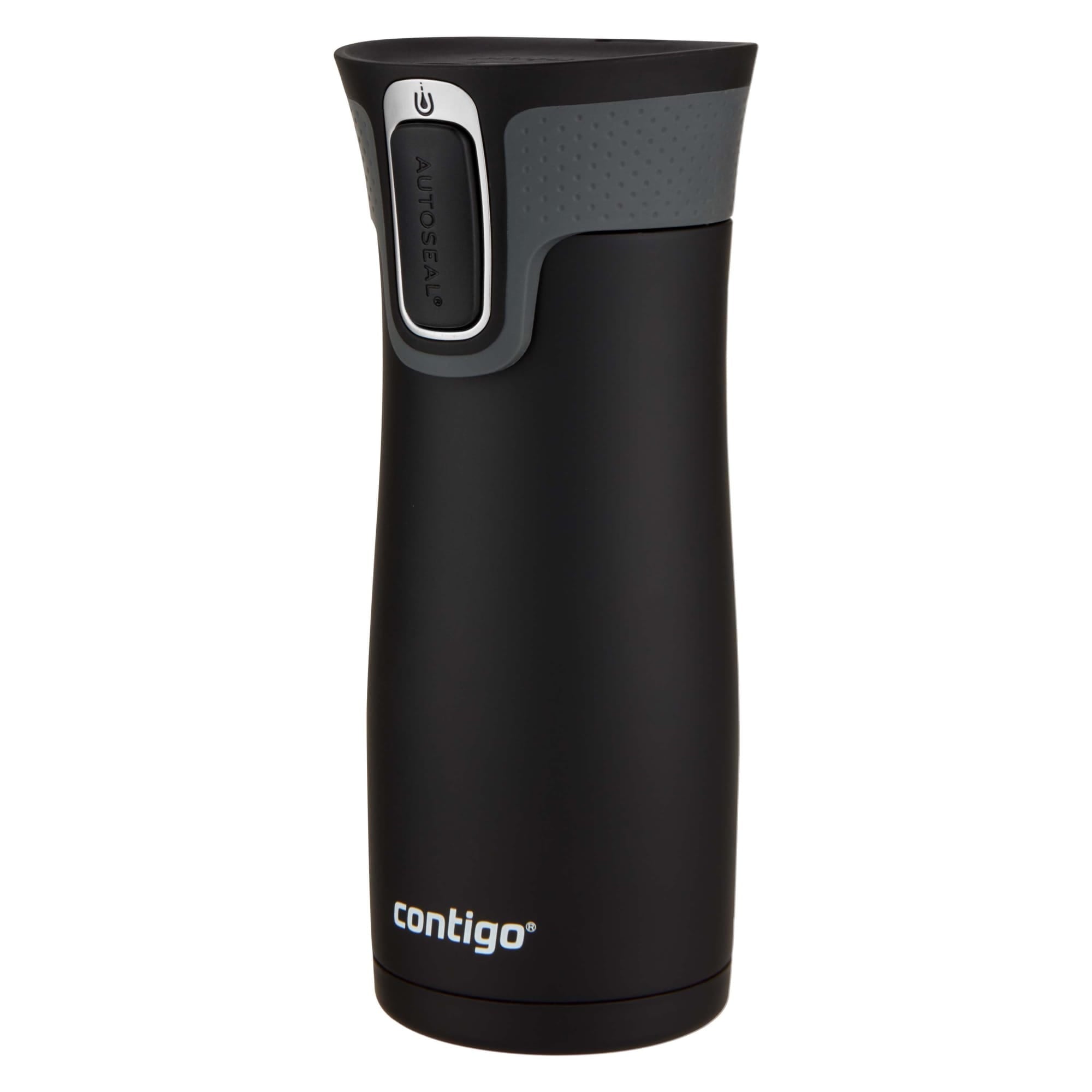Contigo AUTOSEAL West Loop 2.0 Travel Mug, 16 oz., Stainless Steel with Black Button - JHPG