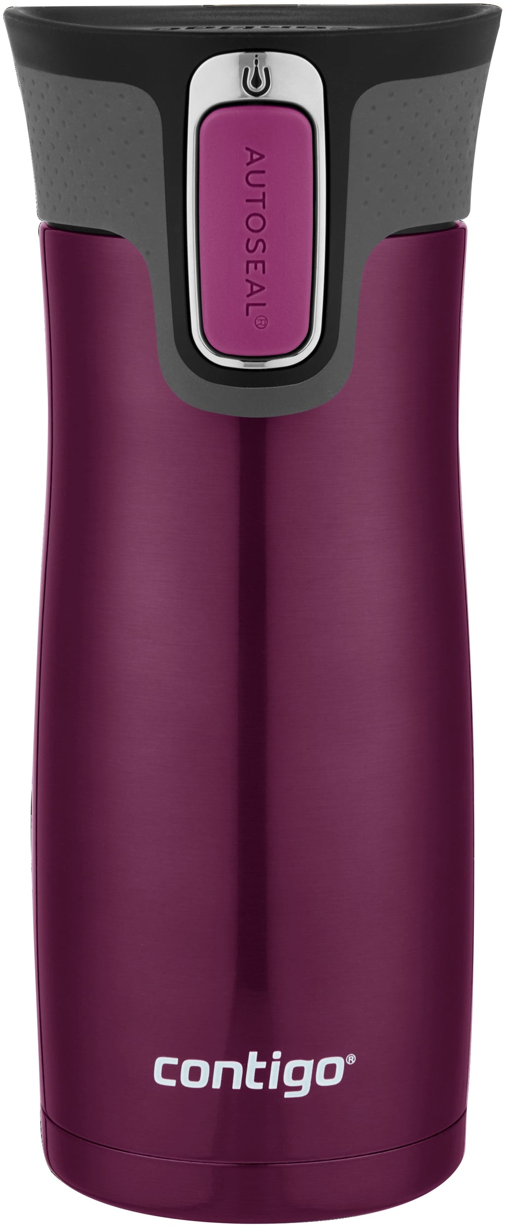 Contigo AUTOSEAL West Loop 2.0 Travel Mug, 16 oz., Stainless Steel with Black Button - JHPG