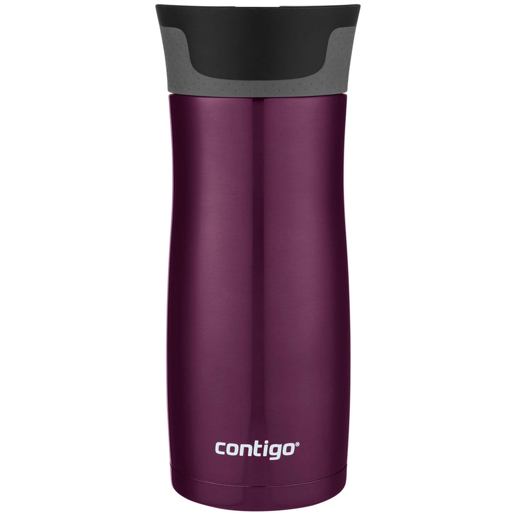 Contigo AUTOSEAL West Loop 2.0 Travel Mug, 16 oz., Stainless Steel with Black Button - JHPG