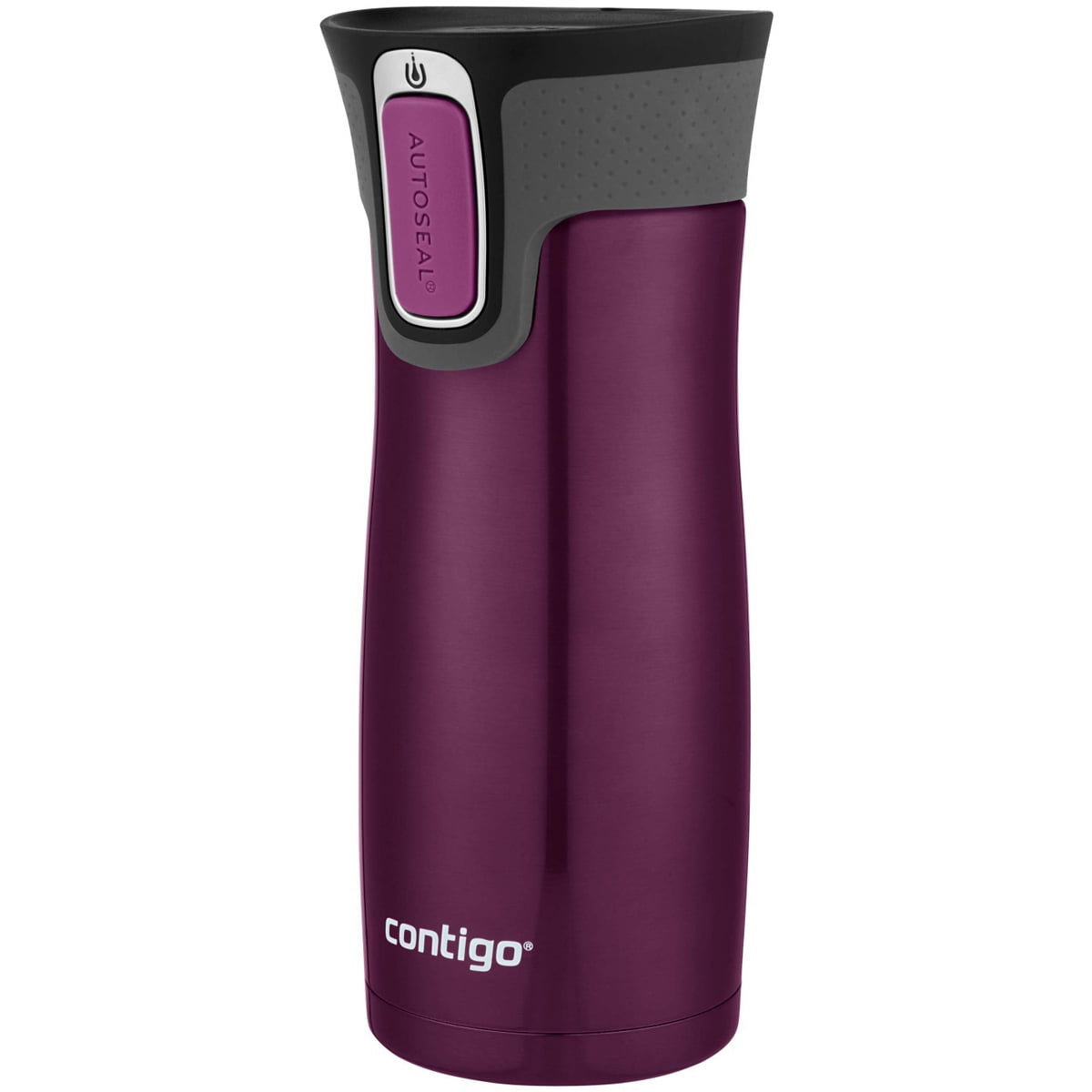 Contigo AUTOSEAL West Loop 2.0 Travel Mug, 16 oz., Stainless Steel with Black Button - JHPG