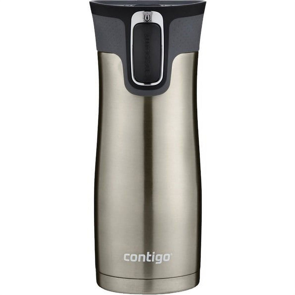 Contigo AUTOSEAL West Loop 2.0 Travel Mug, 16 oz., Stainless Steel with Black Button - JHPG