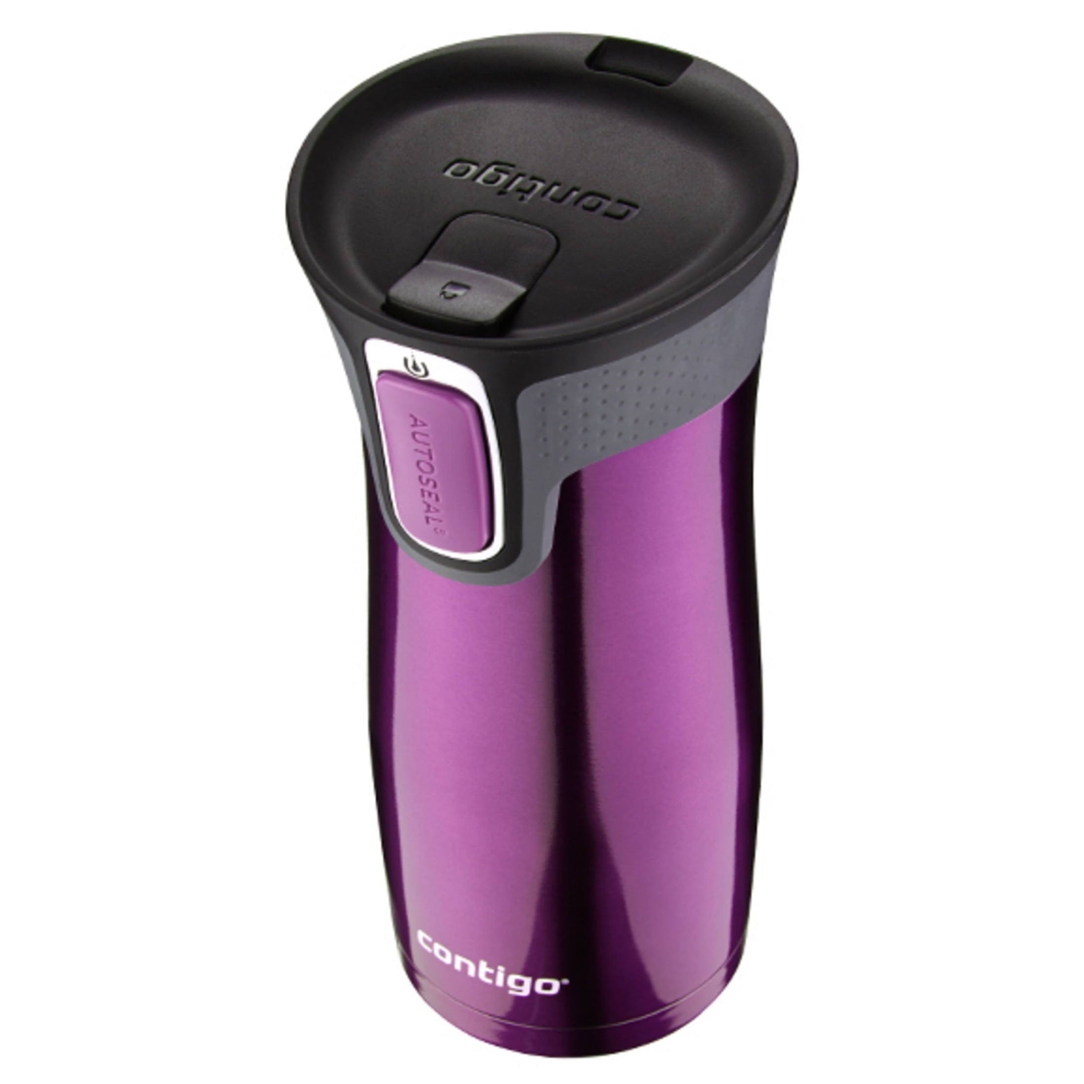 Contigo AUTOSEAL West Loop 2.0 Travel Mug, 16 oz., Stainless Steel with Black Button - JHPG