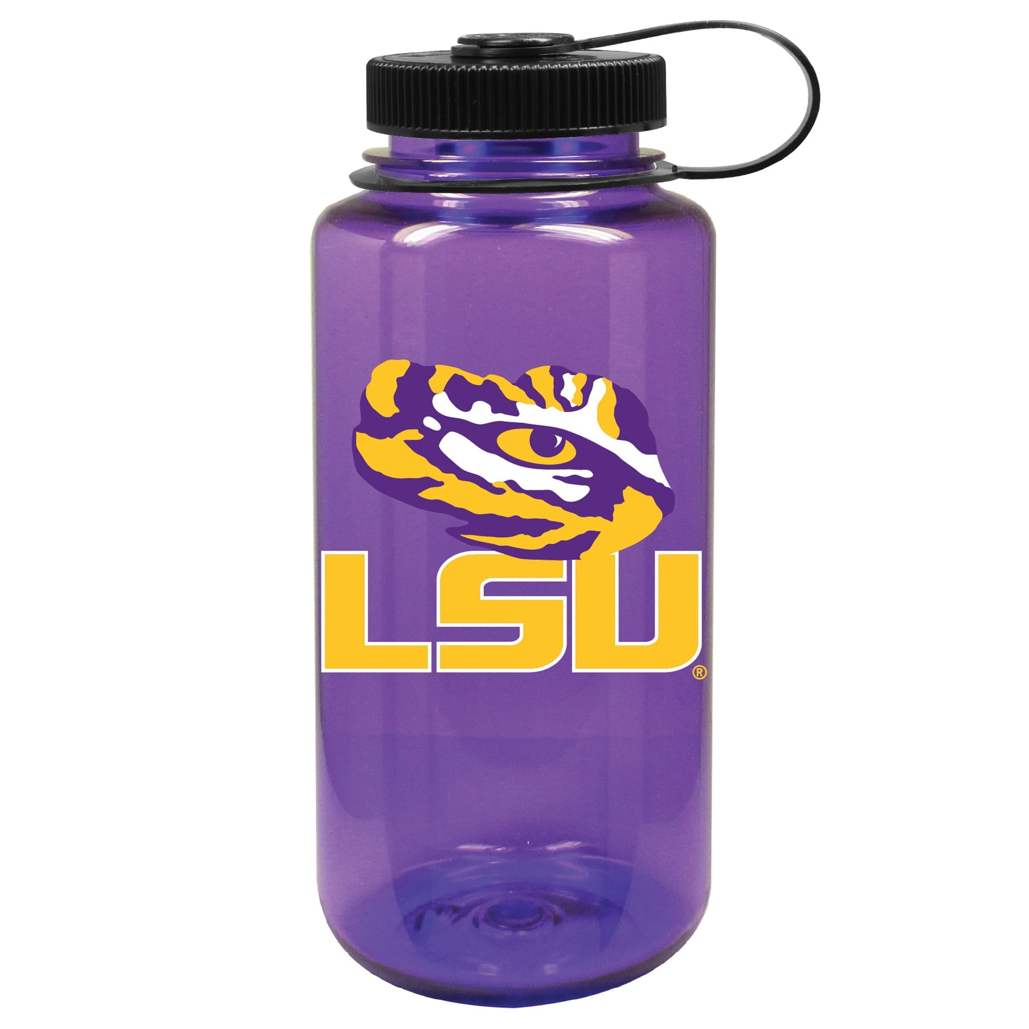 Purple LSU Tigers 32oz. Nalgene Sustainable Wide Mouth Water Bottle - 53JQ