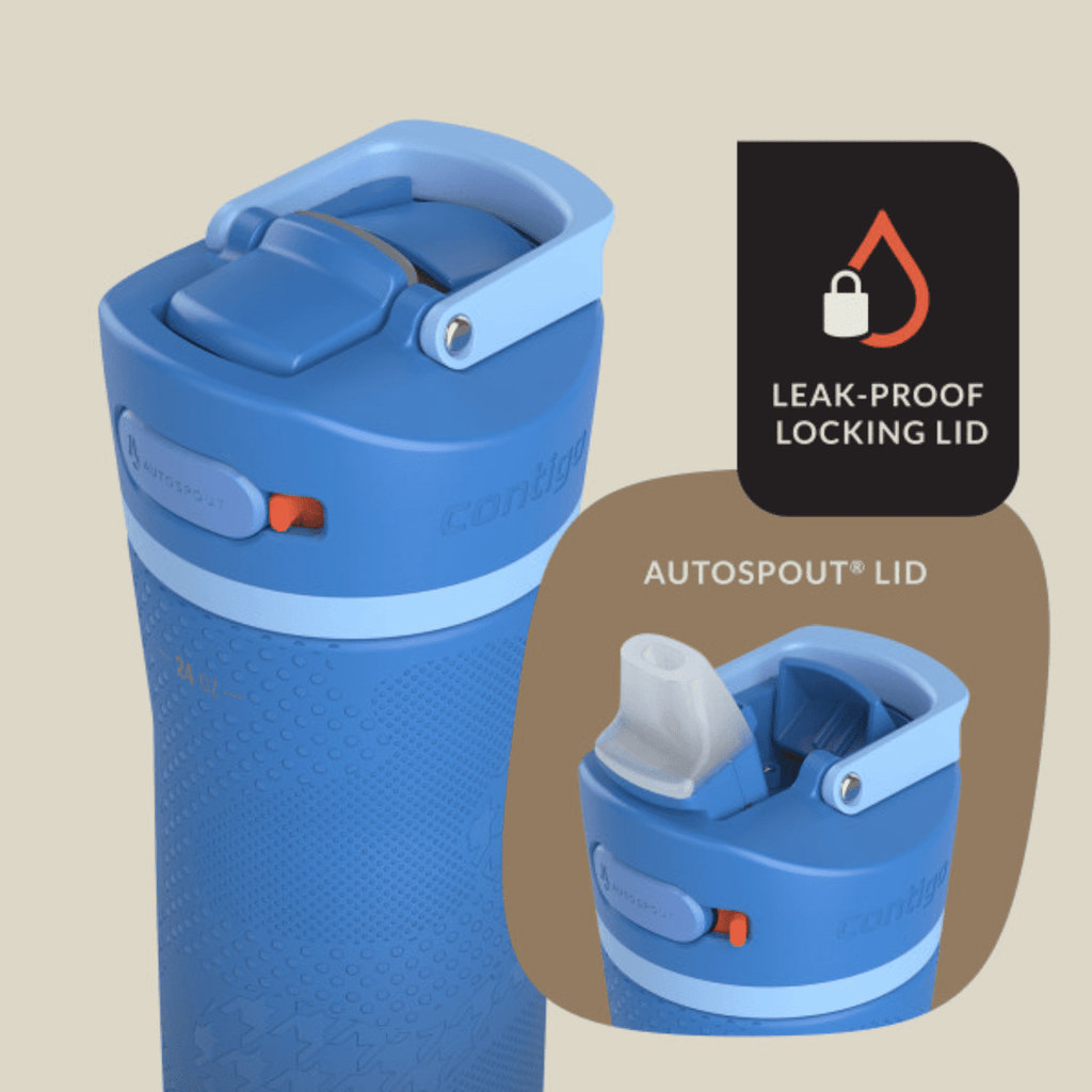 Contigo x Ally Love Ashland Chill 2.0 Stainless Steel Water Bottle with Autospout Lid, 24 oz, Oatmilk - PPWA