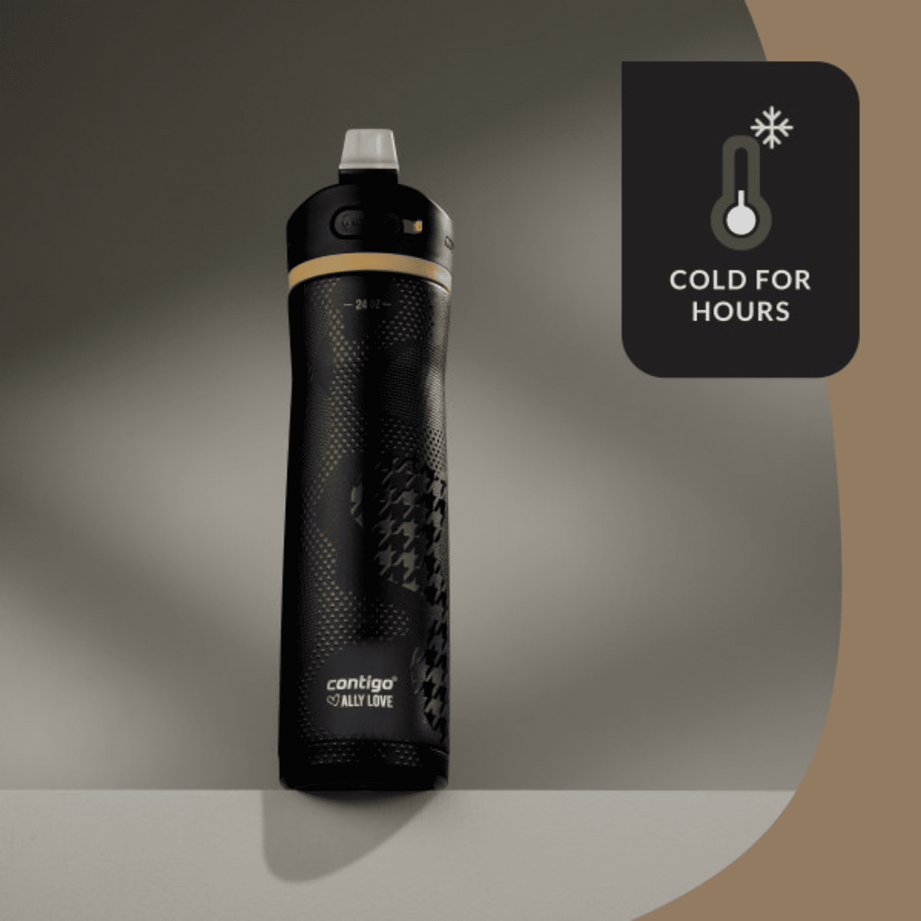 Contigo x Ally Love Ashland Chill 2.0 Stainless Steel Water Bottle with Autospout Lid, 24 oz, Oatmilk - PPWA