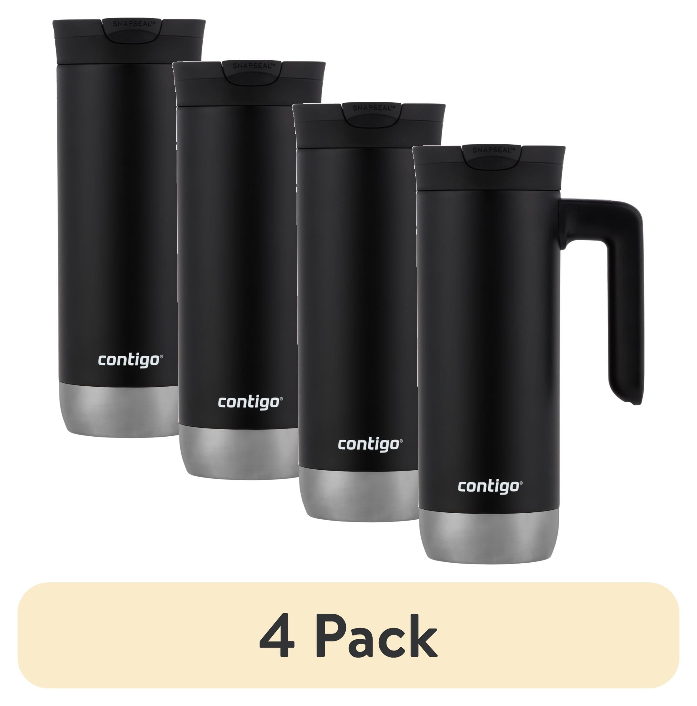 Contigo Huron 2.0 Stainless Steel Travel Mug with SNAPSEAL Lid and Handle in Black, 20 fl oz. - UECQ