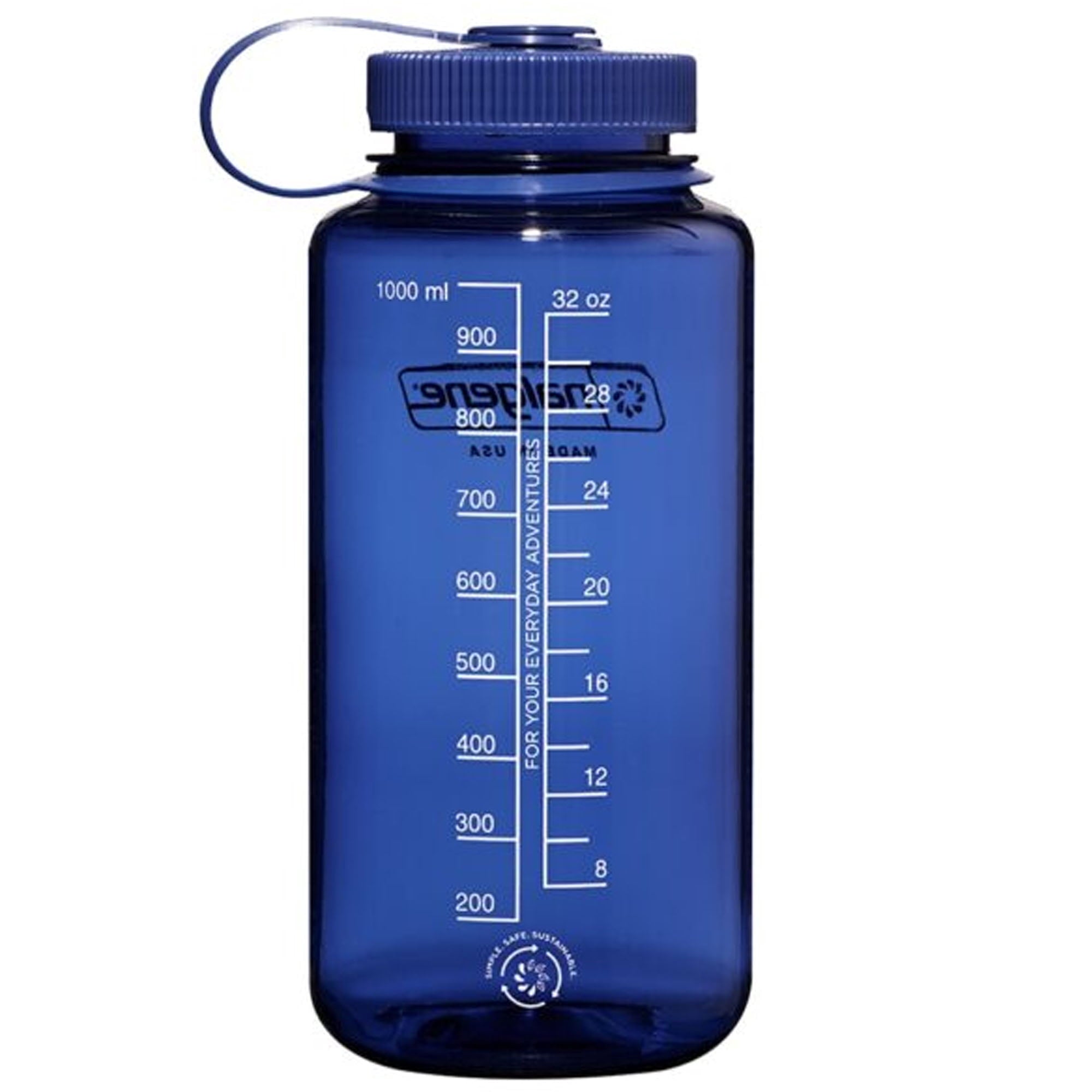 Nalgene Sustain 32 oz. Wide Mouth Water Bottle - Indigo - 9EGV