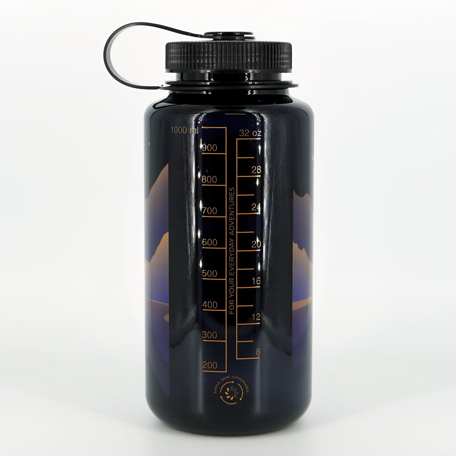 Nalgene Sustain 32 oz. Wide Mouth Water Bottle - Indigo - 9EGV