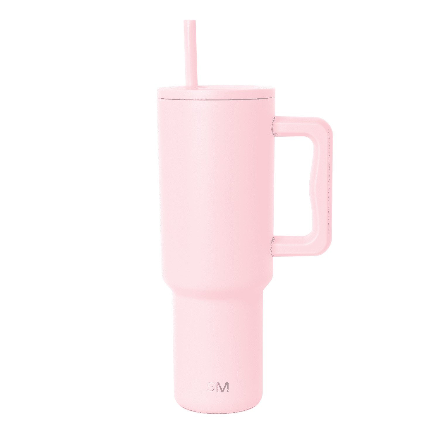 Simple Modern 40 fl oz Insulated Stainless Steel Trek Tumbler with Straw Lid | Blush - 9KRF