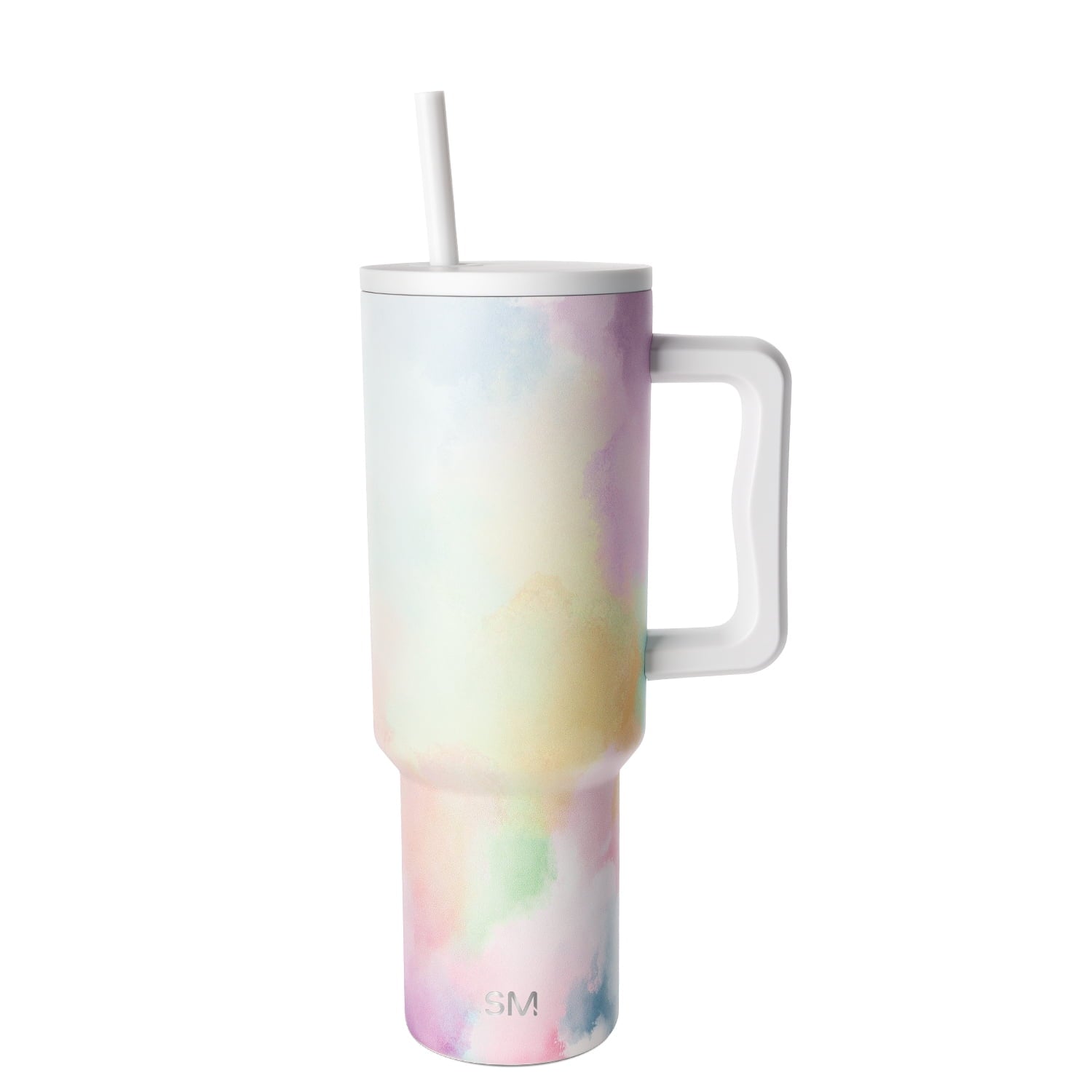 Simple Modern 40 fl oz Insulated Stainless Steel Trek Tumbler with Straw Lid | Blush - 9KRF