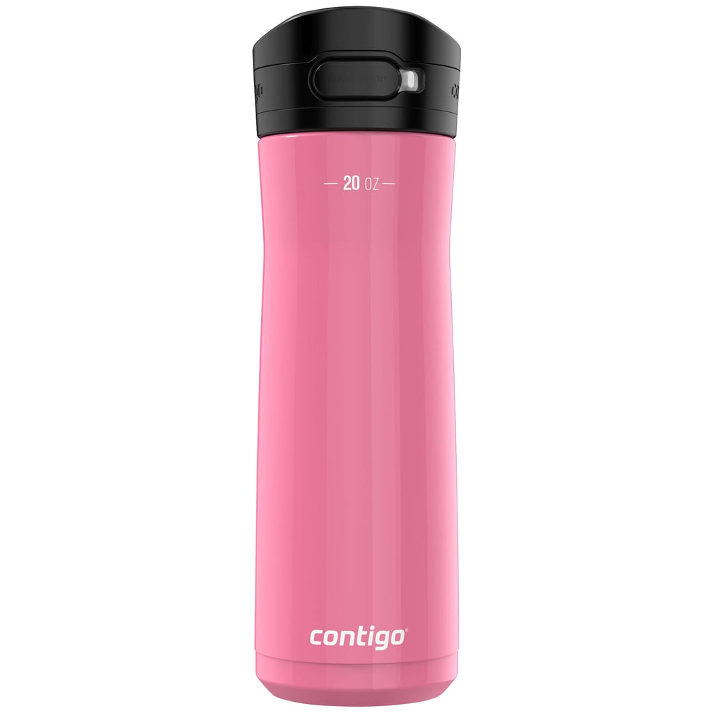 Contigo Jackson Chill 2.0 Stainless Steel Water Bottle with AUTOPOP Lid, 20 Ounces, Azalea - H3GN