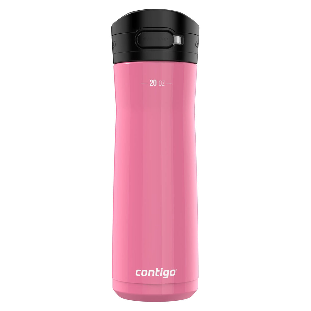 Contigo Jackson Chill 2.0 Stainless Steel Water Bottle with AUTOPOP Lid, 20 Ounces, Azalea - H3GN