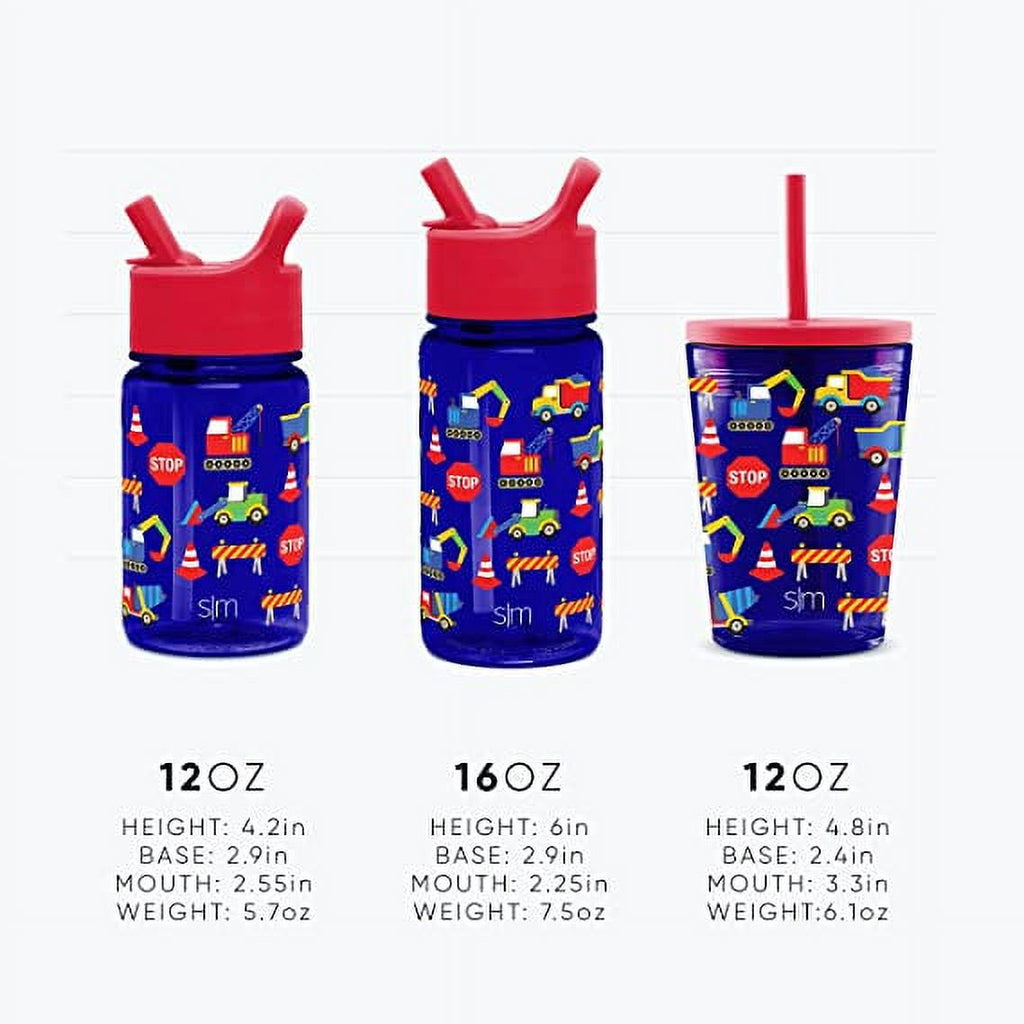 Simple Modern Summit Water Bottle Straw Lid Vacuum Insulated Stainless Steel Bottle | 14 fl oz - HBXX