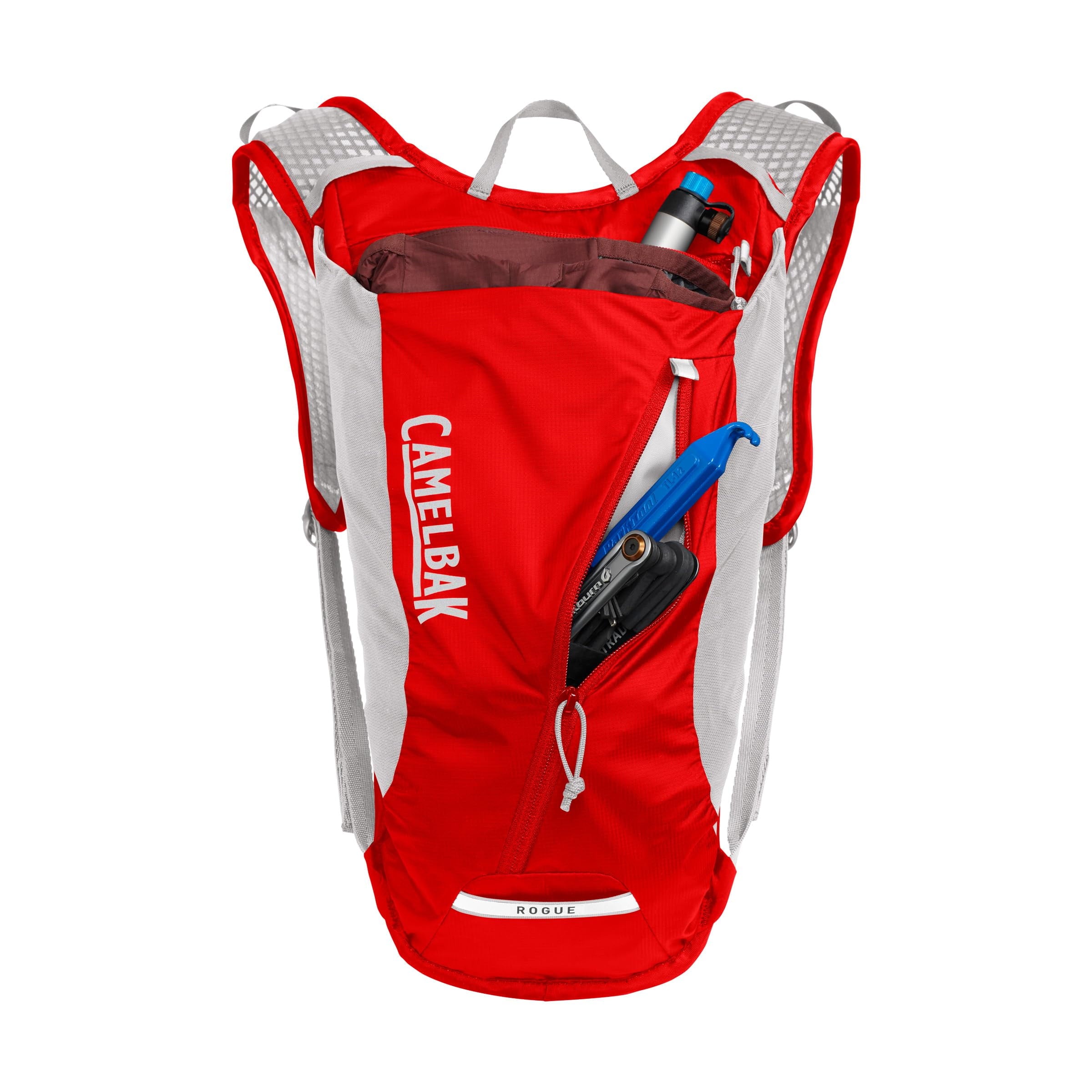CamelBak Rogue Light 7 Hydration Backpack for Biking, Hiking, Festivals, Red - 8EVV