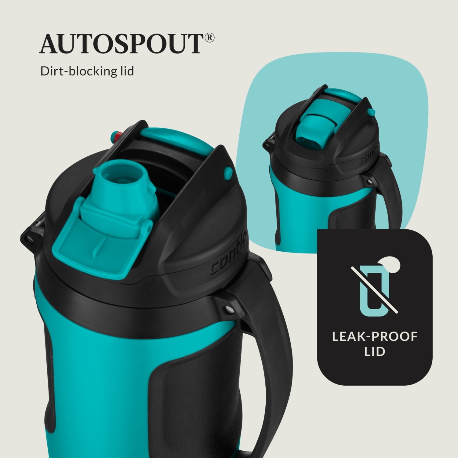 Contigo Fit Jug with AUTOSPOUT Lid, 64oz - KGQY