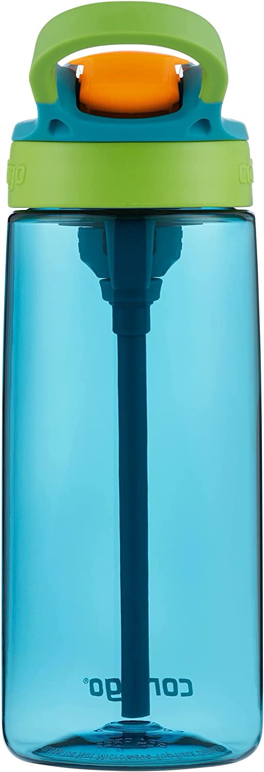 Contigo Kid's 20 oz. AutoSpout Straw Water Bottle - Juniper/Limelight - MF28