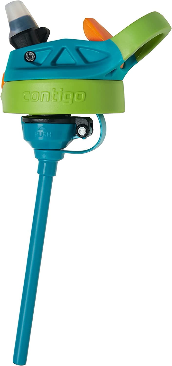 Contigo Kid's 20 oz. AutoSpout Straw Water Bottle - Juniper/Limelight - MF28