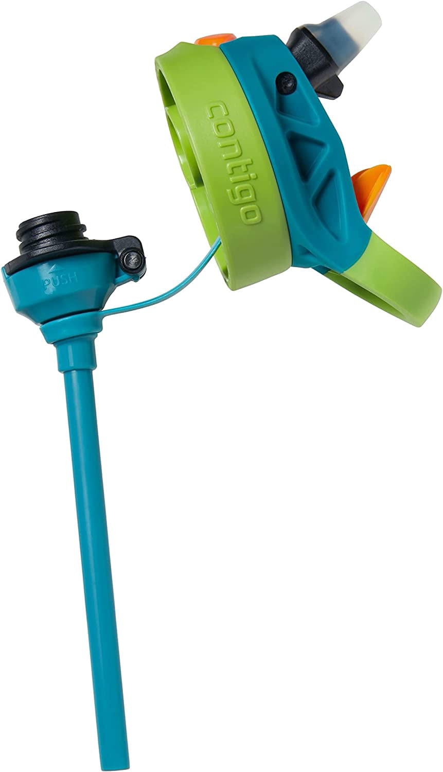 Contigo Kid's 20 oz. AutoSpout Straw Water Bottle - Juniper/Limelight - MF28