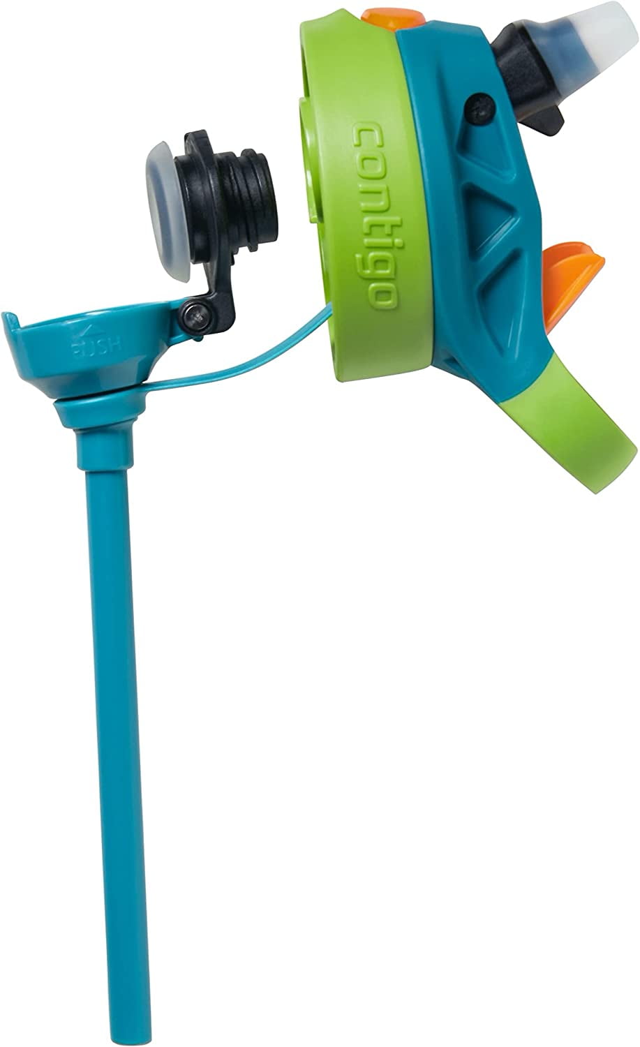 Contigo Kid's 20 oz. AutoSpout Straw Water Bottle - Juniper/Limelight - MF28
