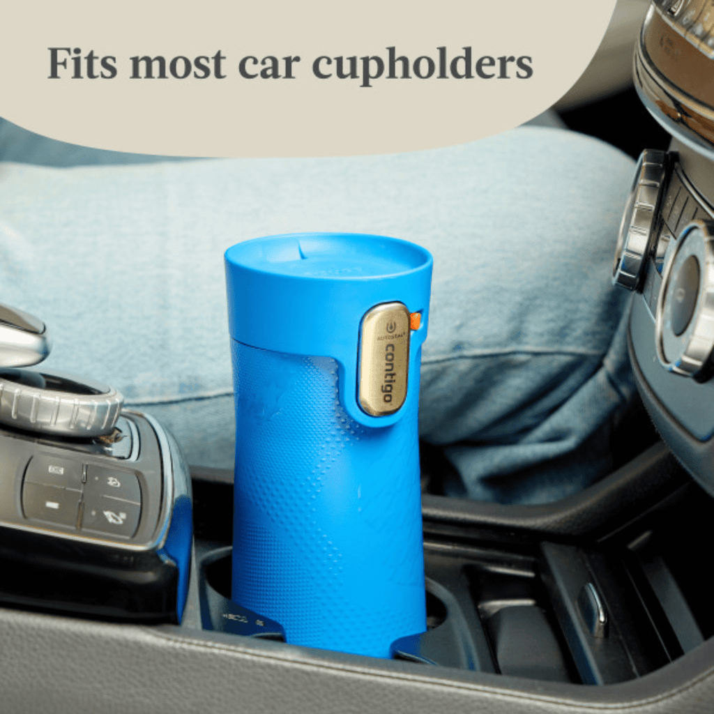 Contigo x Ally Love Autoseal West Loop Vacuum-Insulated Stainless Steel Travel Mug with Easy-Clean Lid, 16 oz, Stellar Jay - 3XKT