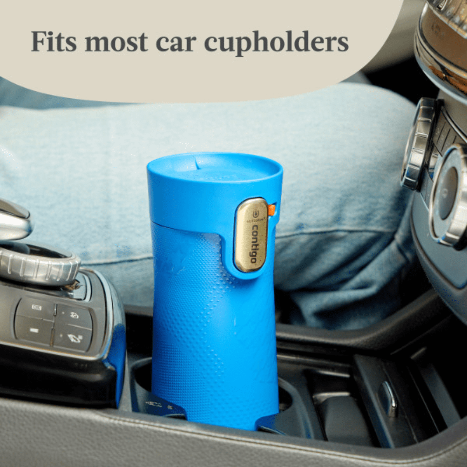 Contigo x Ally Love Autoseal West Loop Vacuum-Insulated Stainless Steel Travel Mug with Easy-Clean Lid, 16 oz, Stellar Jay - 3XKT