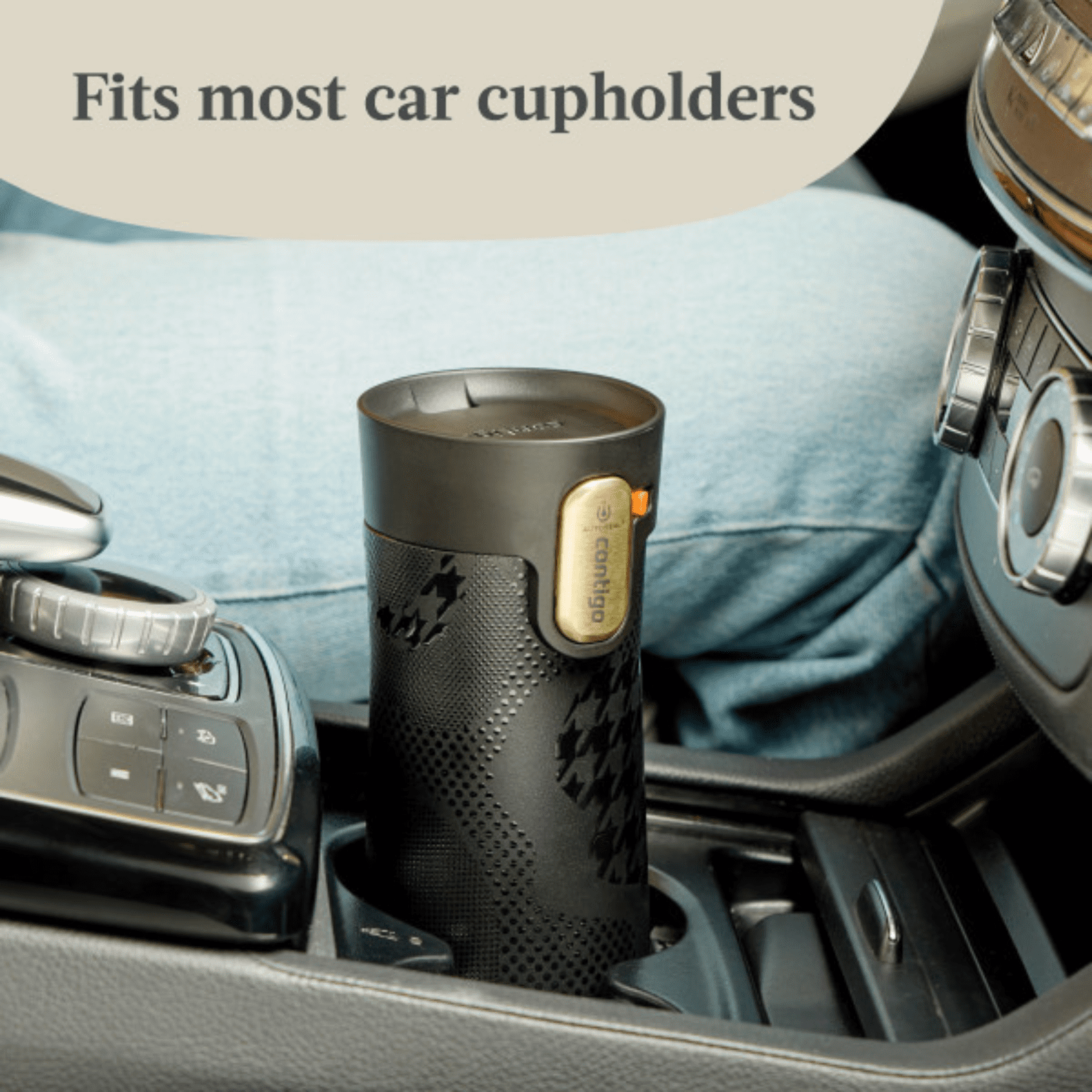 Contigo x Ally Love Autoseal West Loop Vacuum-Insulated Stainless Steel Travel Mug with Easy-Clean Lid, 16 oz, Stellar Jay - 3XKT