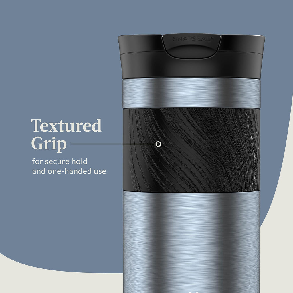 Contigo Byron 2.0 Stainless Steel Travel Mug with SNAPSEAL Lid and Grip, 16oz. - G3H7